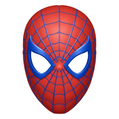 Spiderman head sticker