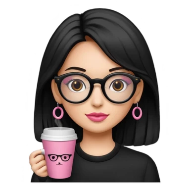 Necesito un logo de un emprendimiento que se llama pitu print dónde se trata de impresiones y cosas de papelería de una chica pelo negro con lentes rosados y una perrita café y otra perrita negro claro sticker