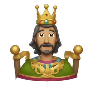 Tres reyes magos siguiendo la estrlla sticker