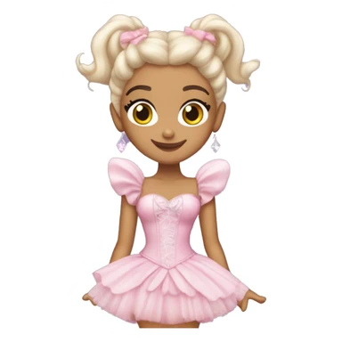 Make Ariana Grande with her wicked outfit as glinda  sticker