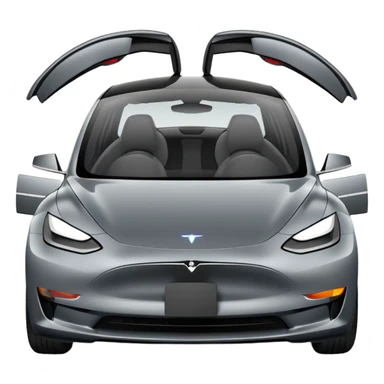 Tesla model 3 stuck in traffic sticker