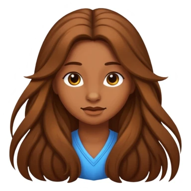 female animal with long hair sticker