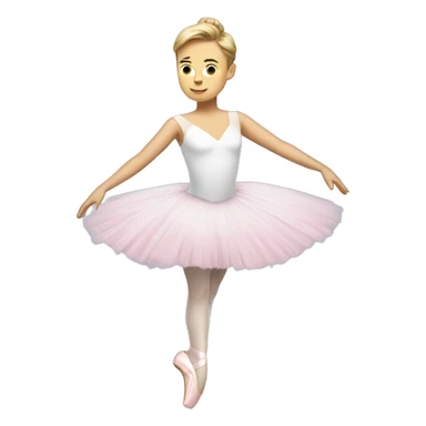 Elon Musk as a ballerina sticker