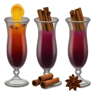 create a ticker with mulled wine spices and it steams sticker