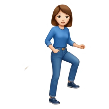 going up stairs sticker