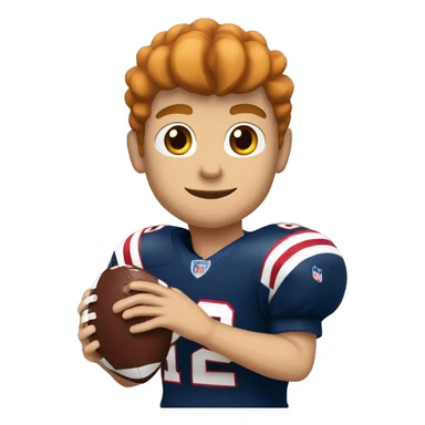 Brock Purdy avec un ballon de football américain  sticker