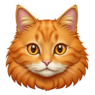 gato naranja sticker