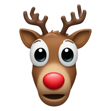 Rudolph  the red nosed reindeer  sticker