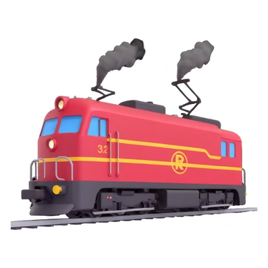 Pennsylvania railroad electric locomotive sticker