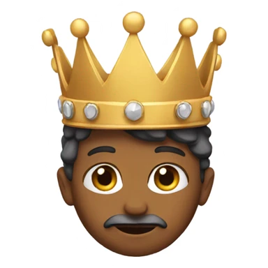 Me wearing a crown  sticker