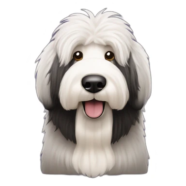 old english sheepdog with pint of guinness sticker