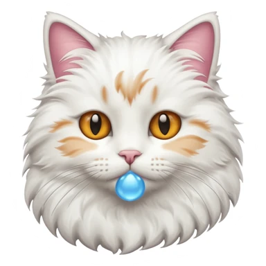 fluffy cat sticker