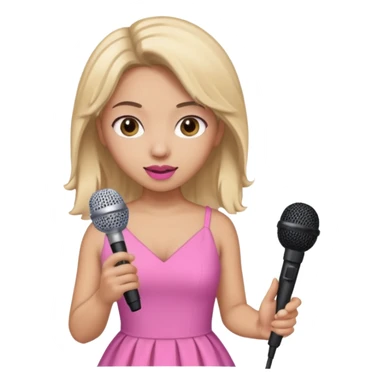 ice spice with microphone sticker