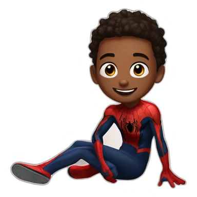 Spiderman miles morales sticker