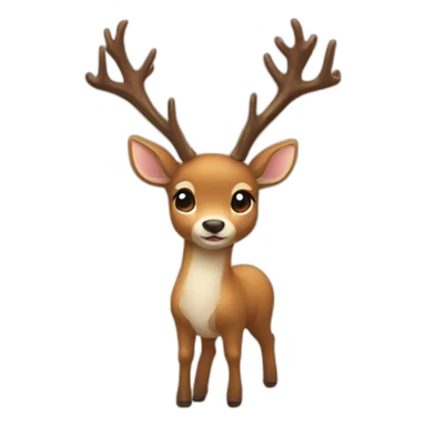 👍🏻-chibi-deer-antlers sticker