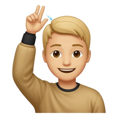 Dabbing emoji  sticker