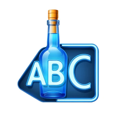 Sign says abc liquor sticker