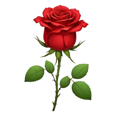 wilted rose sticker
