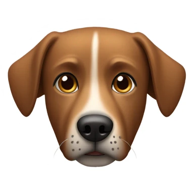 brown mongrel sticker