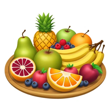 healthy food fruit platter sticker