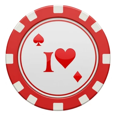 poker chips sticker