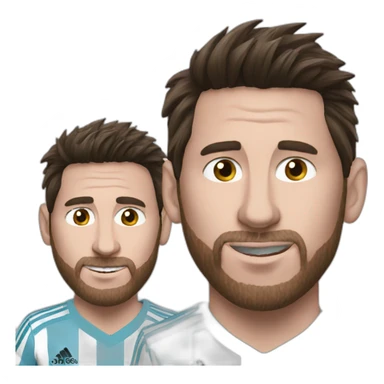 messi argentina sticker