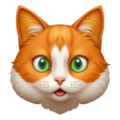 Un chat choqué sticker