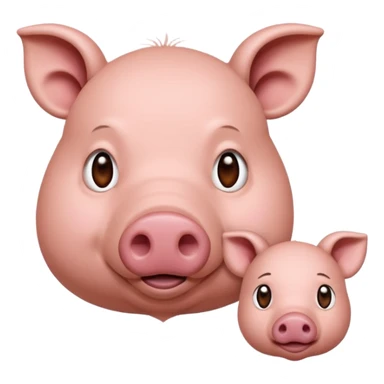 Une fourmi et un cochon dinde devant un trisomique  sticker