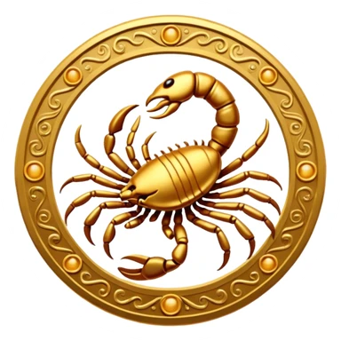 Scorpion zodiac sign. sticker