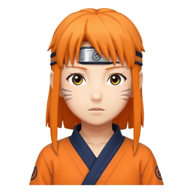 Hinata from anruto anime sticker