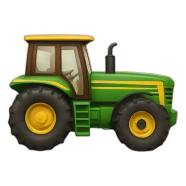 Tracteur de bois sticker