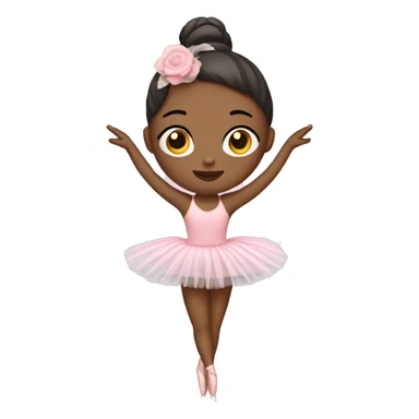 Ballerina wearing tutu sticker