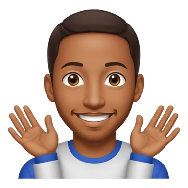 Ludacris with dark brown hair sticker