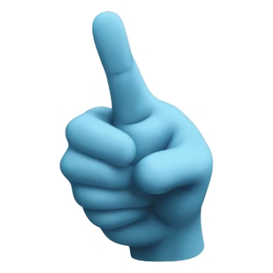 hand pointing at you sticker