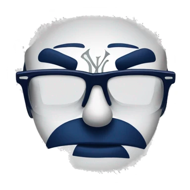 New York yankees glasses  sticker