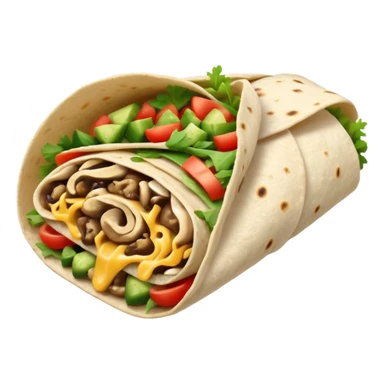 Mushroom Veg Burrito sticker