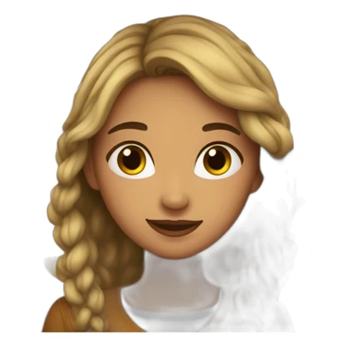 A girl who fall in love in fall sticker