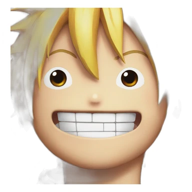 Luffy qui mange naruto sticker