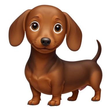 Weiner dog  sticker