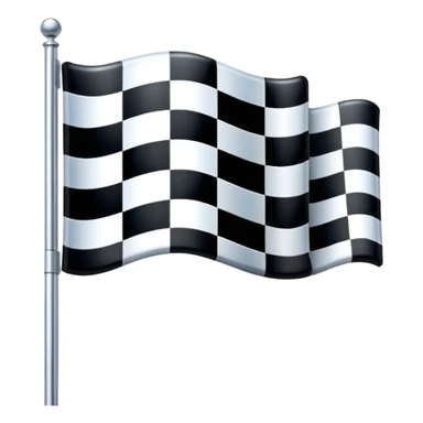 sorayama Chequered flag sticker