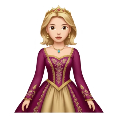 Scarlett Johansson in a princess dress sticker