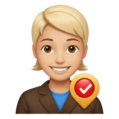 Hazme una verificación de tik Tok sticker