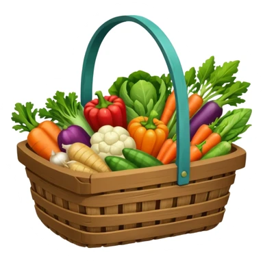 veg basket holder sticker