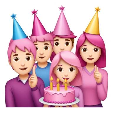 30th birthday pink celebration sticker