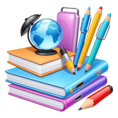 school supplies aesthetic y2k/ cottage core sticker