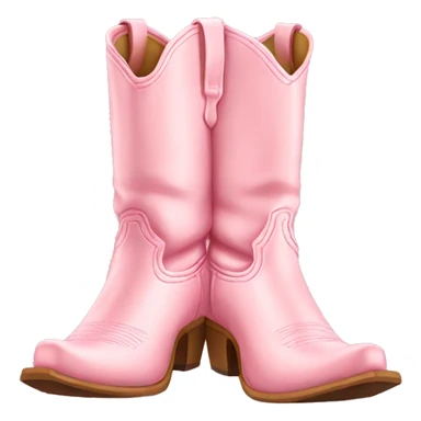 Light pink cowboy boots  sticker