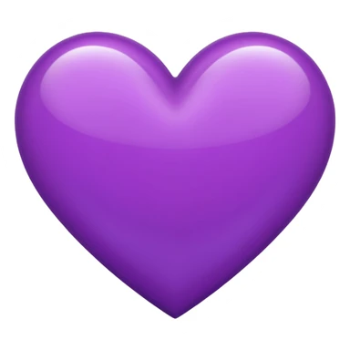 vivid purple heart sticker