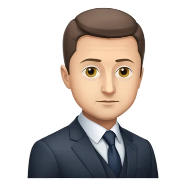 Volodymyr Zelensky, President of Ukraine sticker