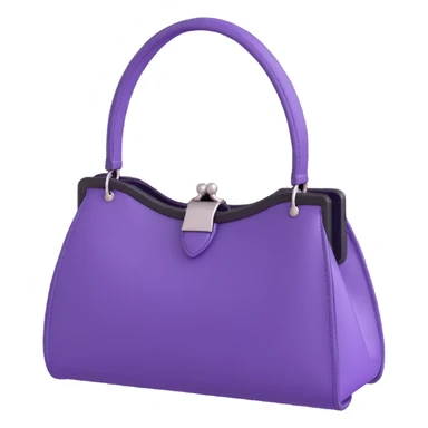 Purple goth purse sticker