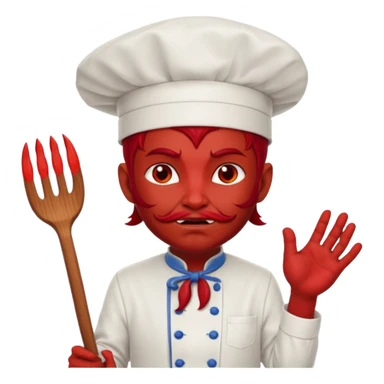 LUCIFER CHEF DEVIL ATTITUDE MORE sticker